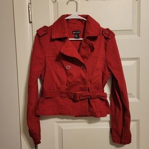 Red jacket